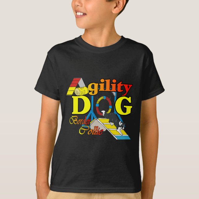 Gräns Collie-gåvor Tee Shirt (Framsida)