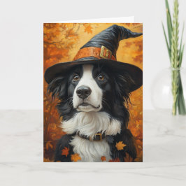 Gräns Collie Halloween Helgkort