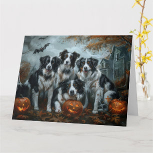 Gräns Collie Halloween Night Doggy Delight Kort