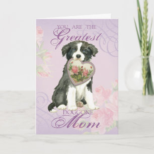 Gräns Collie Heart Mamma Kort