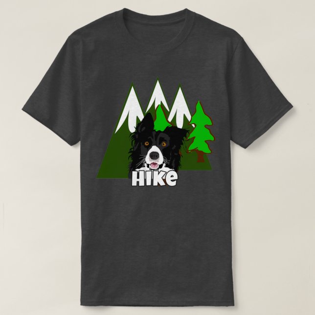 Gräns Collie Hike T Shirt (Design framsida)