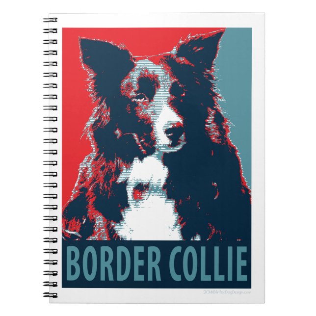 Gräns Collie Hope Parody Poster Anteckningsbok Med Spiral (Framsidan)