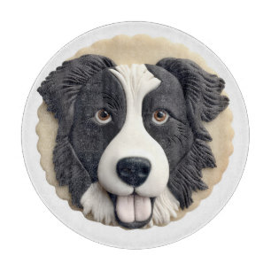 Gräns Collie Hund 3D Inspired