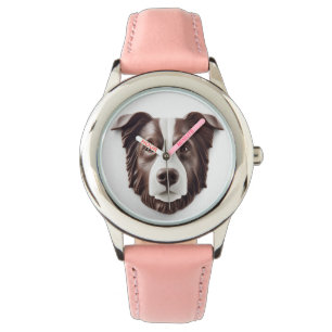 Gräns Collie Hund 3D Inspired Armbandsur