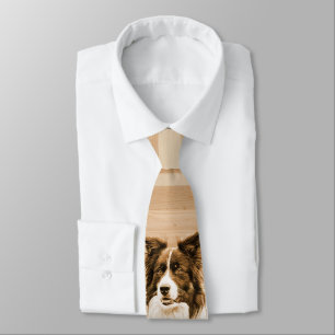 Gräns Collie Hund Animal Pet Wood Tie Slips