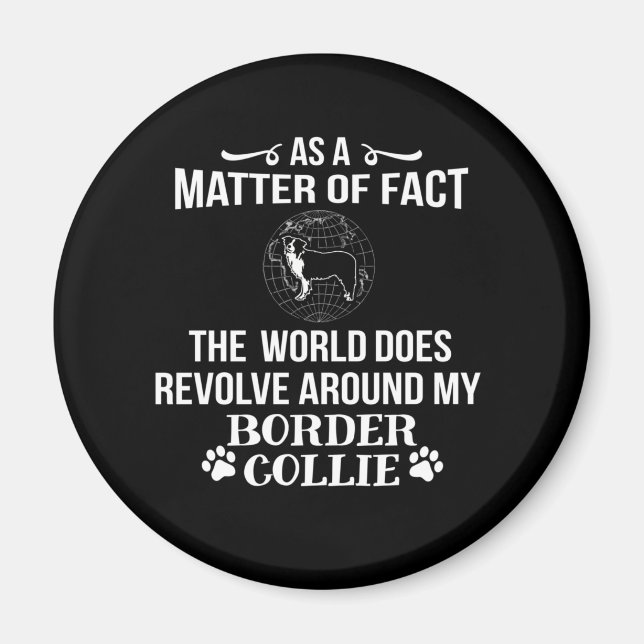 Gräns Collie Hund aveln Kärlek Magnet (Framsidan)