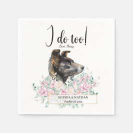 Gräns Collie Hund Cocktail Napkins Pappersservett