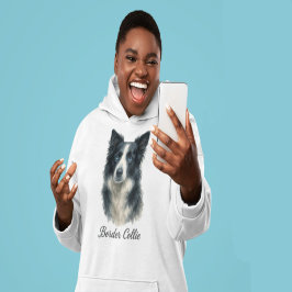Gräns Collie hund Hoodie