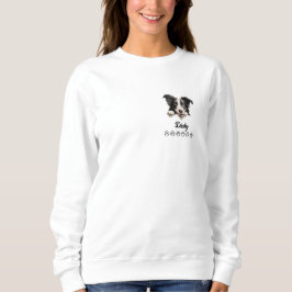 Gräns Collie Hund Personlig T-Shirt