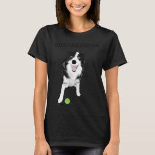 Gräns Collie Hund - roligt att bara kasta det tenn T Shirt
