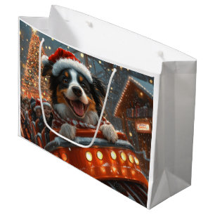Gräns Collie Hund Roller Underlägg jul