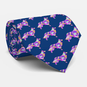Gräns Collie Hund Silhouette Lila Blue Nacke Slips
