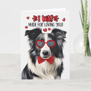 Gräns Collie Hund tillverkad för att övertala dig Helgkort