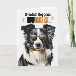 Gräns Collie Hund Underbarare HuMOM Mors dag Helgkort