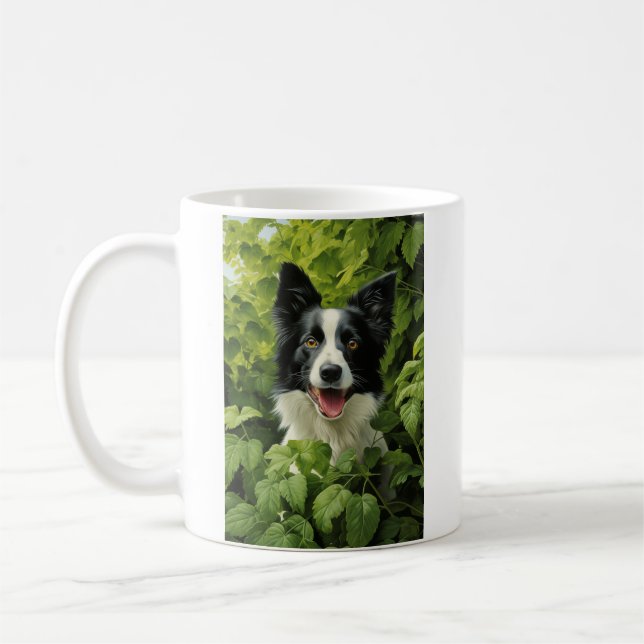 Gräns Collie i grönt Kaffemugg (Vänster)