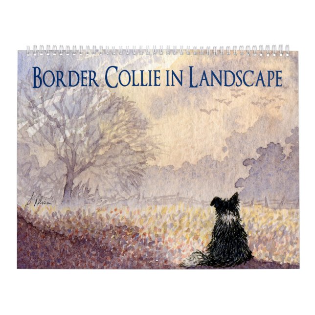 Gräns Collie in Ligcape Calendar Kalender (Omslag)