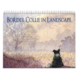 Gräns Collie in Ligcape Calendar Kalender
