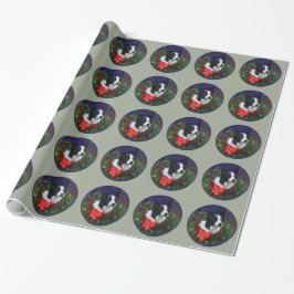 Gräns Collie jul Helgdag Presentpapper