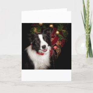 Gräns Collie-jul Helgkort