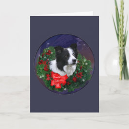 Gräns Collie-jul Helgkort