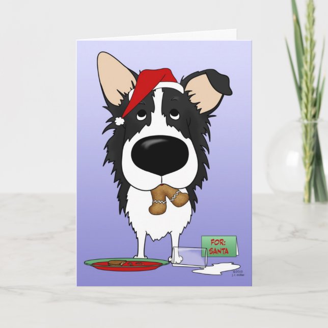 Gräns Collie-jul Helgkort (Framsida)