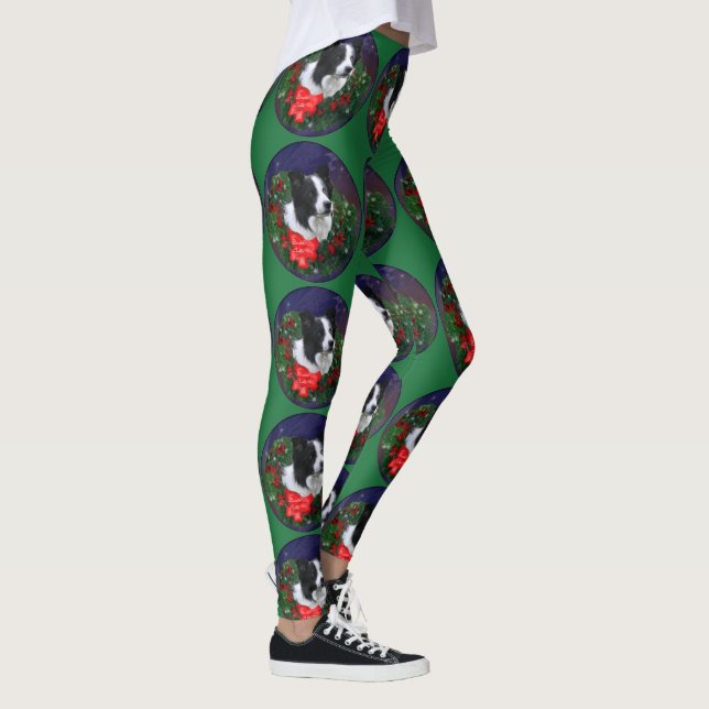 Gräns Collie-jul Leggings (Höger)