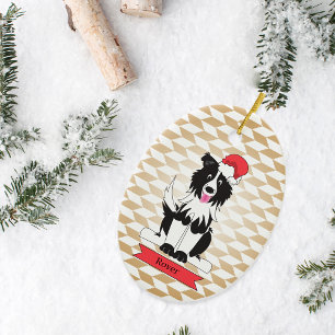 Gräns Collie jul Pet Ornament