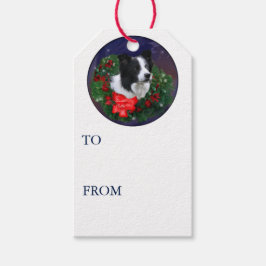 Gräns Collie-jul Presentetikett