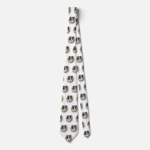 Gräns Collie Juldagen Utandning Festive Valp Slips