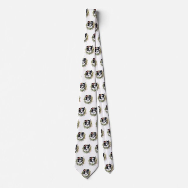 Gräns Collie Juldagen Utandning Festive Valp Slips (Framsida)