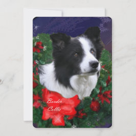 Gräns Collie-julfransen Julkort