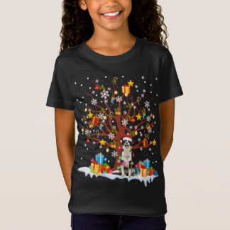 Gräns Collie Julgran Ljus Ornament Decor T Shirt
