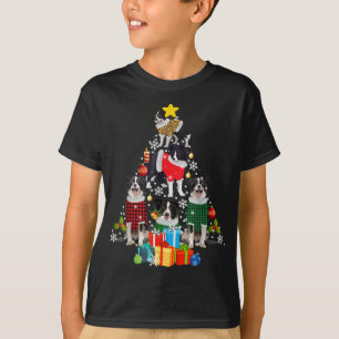 Gräns Collie Julgran Ornament Decor Hund Lo T Shirt
