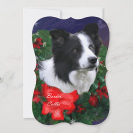 Gräns Collie Julhälsningar Julkort