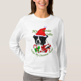 Gräns Collie-julklappar Tee