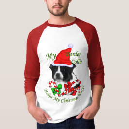 Gräns Collie-julklappar Tee