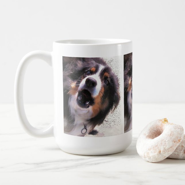 GRÄNS COLLIE KAFFEMUGG (Med munk)
