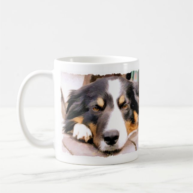 GRÄNS COLLIE KAFFEMUGG (Vänster)