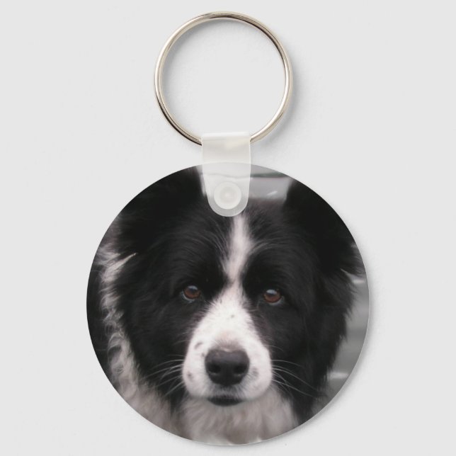 Gräns Collie Keychain Nyckelring (Framsida)