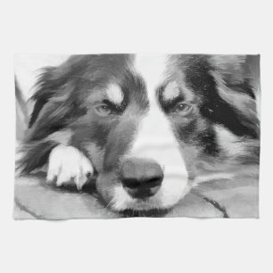 GRÄNS COLLIE KÖKSHANDDUK
