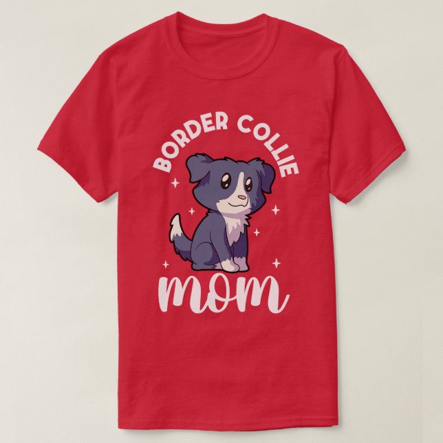 Gräns Collie Mamma Gräns Collie T Shirt (Design framsida)