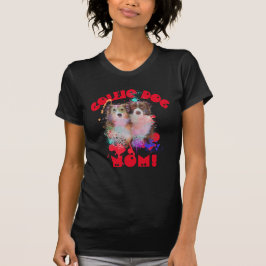 Gräns Collie Mamma Hund älskare bästa Hund Mamma n T Shirt