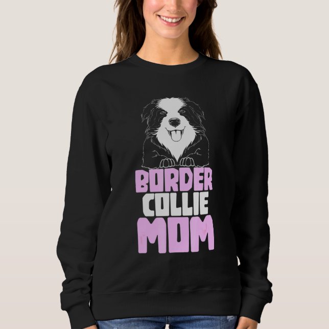 Gräns Collie Mamma Hund Gräns Collie T Shirt (Framsida)