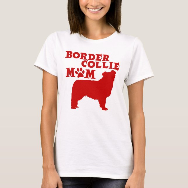 GRÄNS COLLIE MAMMA T SHIRT (Framsida)
