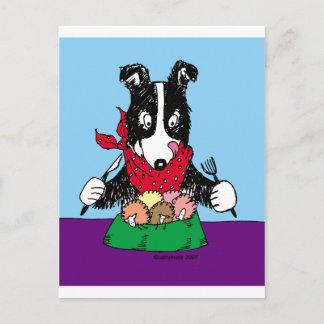 Gräns Collie Middag Vykort