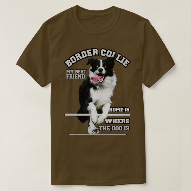 GRÄNS COLLIE Min bästa vän T Shirt (Design framsida)