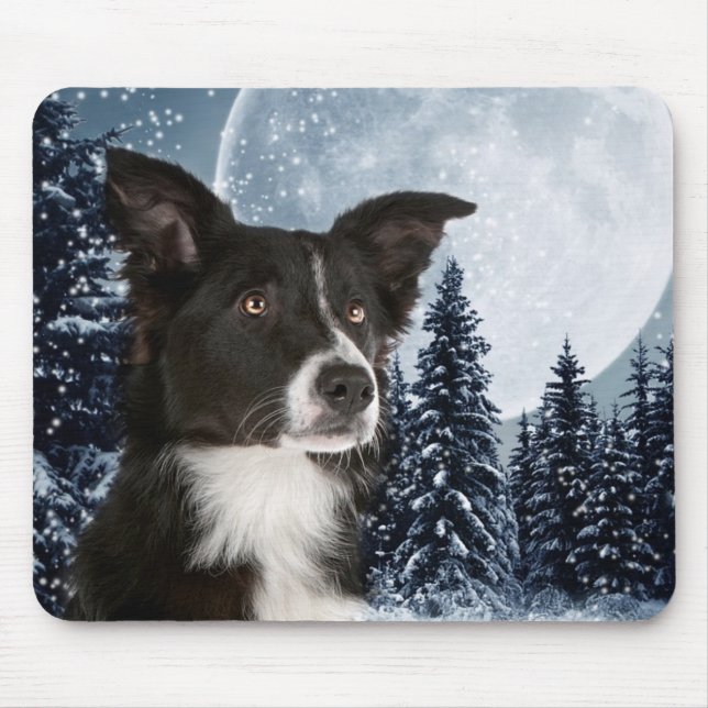 Gräns Collie Mousepad Musmatta (Framsidan)