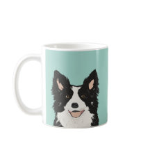 Gräns Collie Mugg - Cute hund-gåva till kollisions