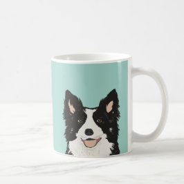 Gräns Collie Mugg - Cute hund-gåva till kollisions