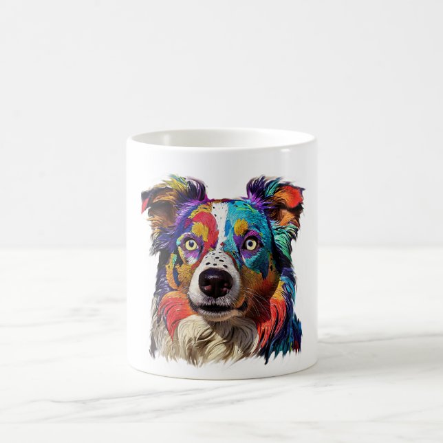 Gräns Collie Mugg Gift för Hundälskare (Center)